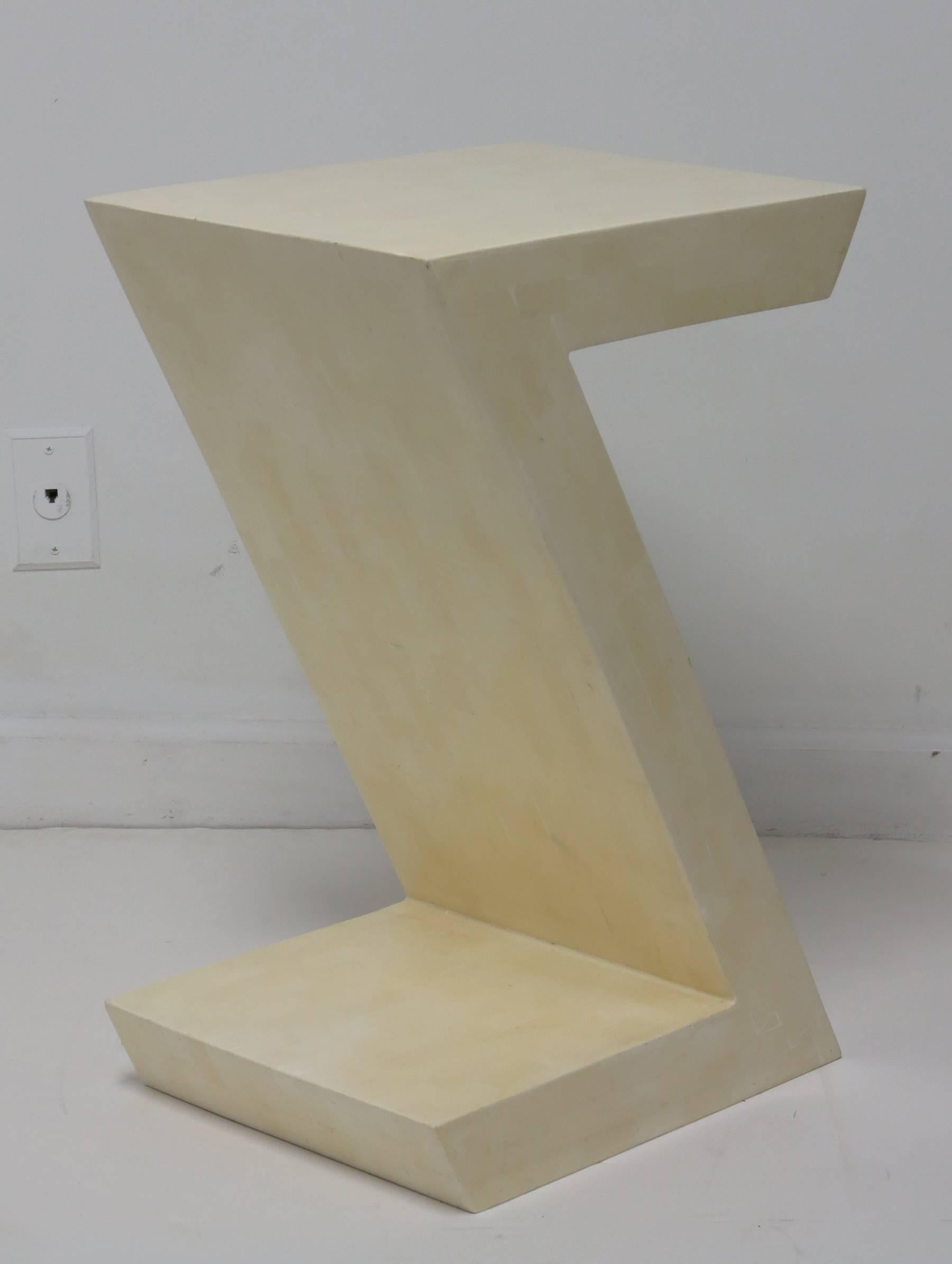 Tessellated Z Side Table.