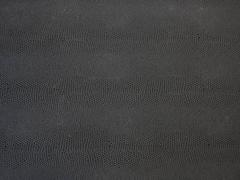 Karl Springer Embossed Leather Snake and Glass Side Table, Signed