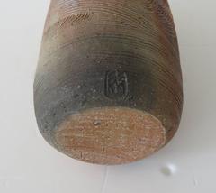 Japanese Incised Art Pottery Vase, Chop Mark