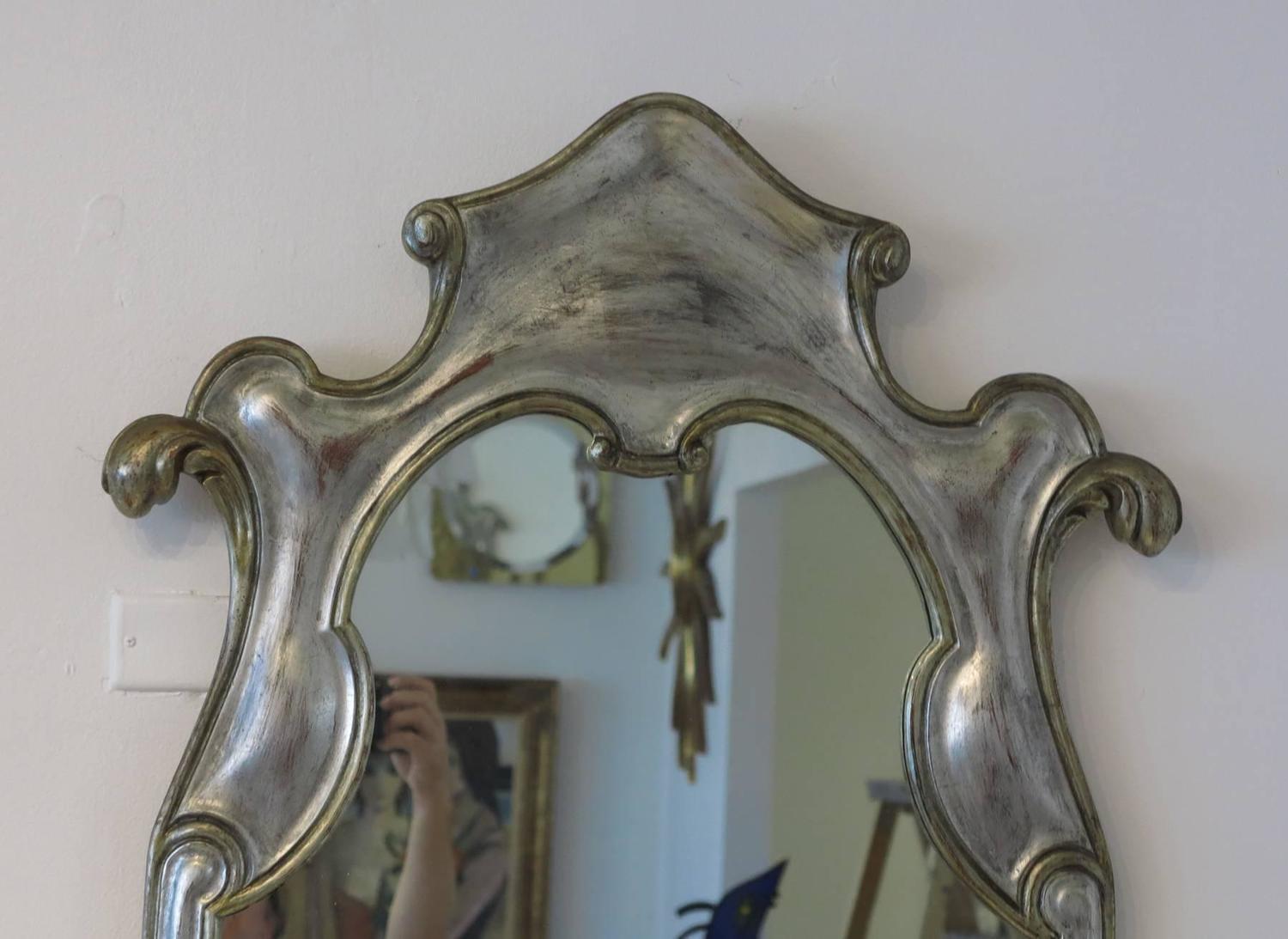 Pair of Art Nouveau style Mirrors For Sale at 1stdibs