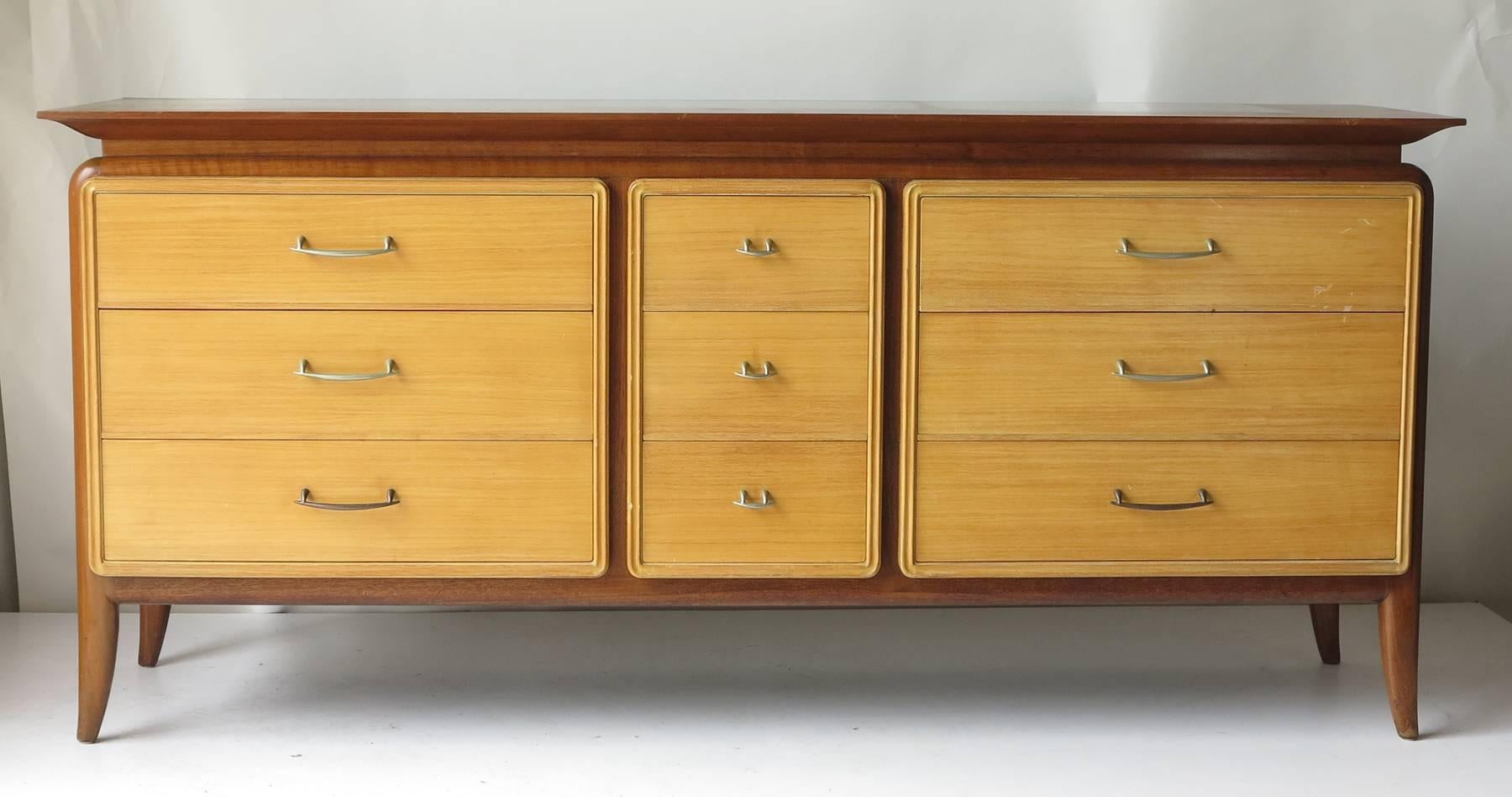 Mid-Century Bedroom Set Five Pieces In Good Condition In West Palm Beach, FL