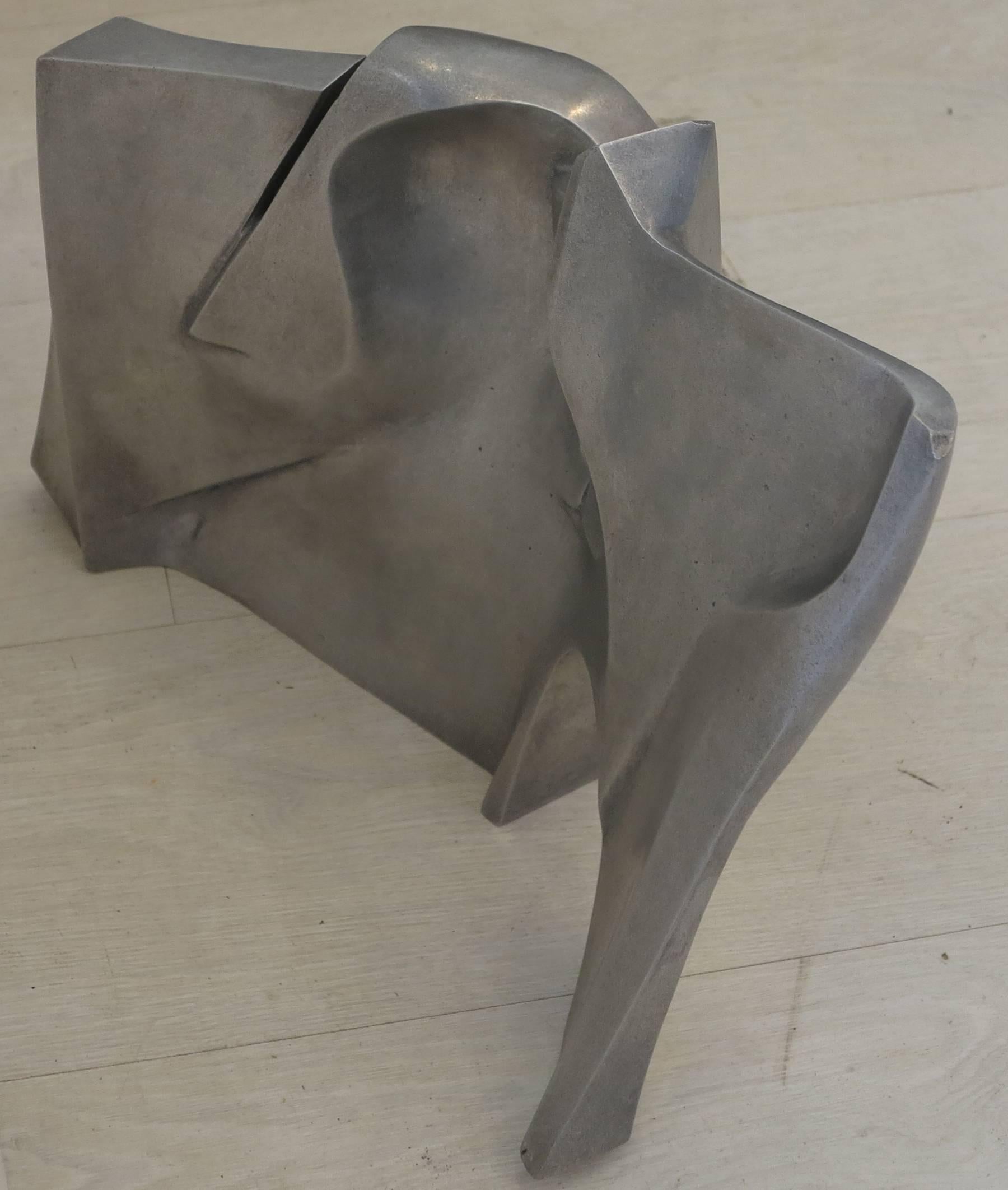 Late 20th Century Art Brenner Cast Aluminium Sculpture 