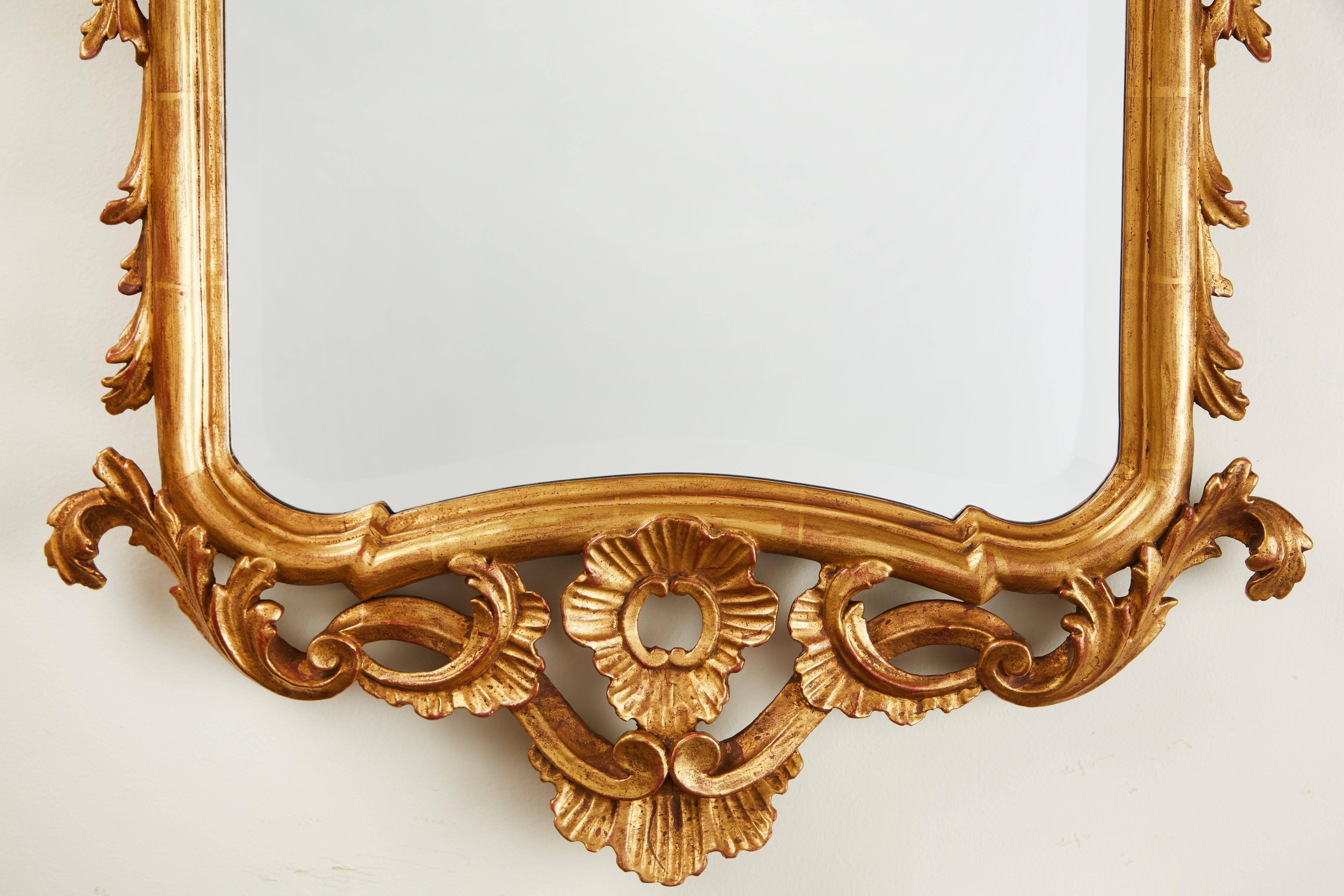 Gilt 19th Century French Gilded Mirror