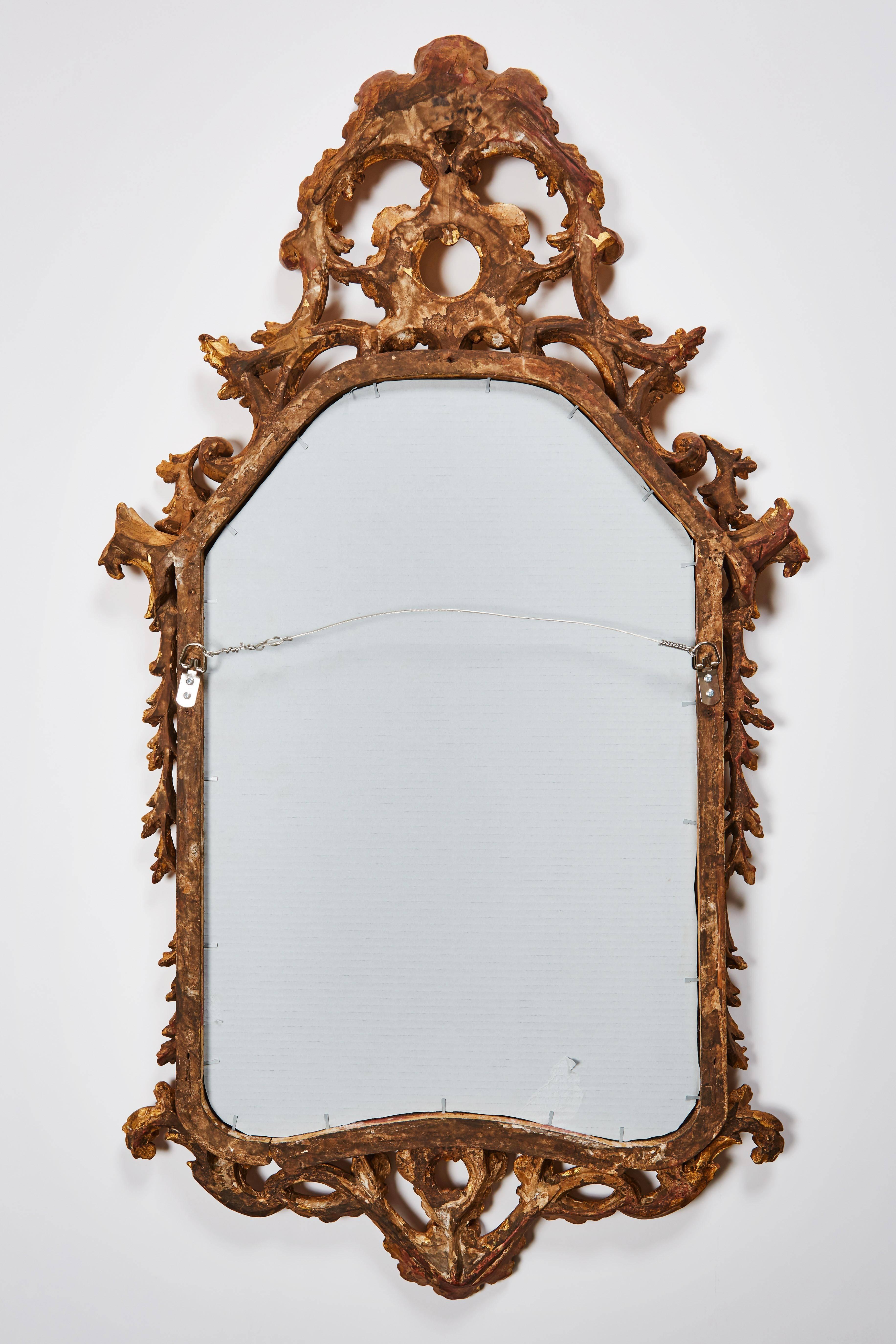 Late 19th Century 19th Century French Gilded Mirror