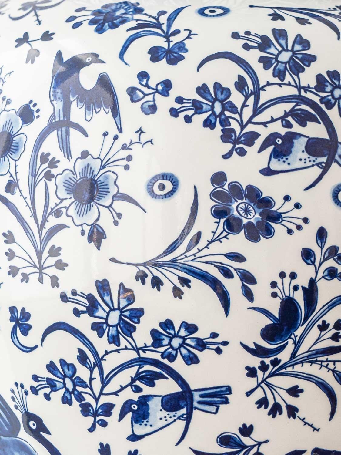 Royal Delft x Amitābha Studio Lampe de table Delft bleu et blanc en vente 6