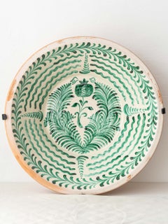Hand-Painted Fajalauza Lebrillo Bowl, Ceramic Wall Art, Granada, 55cm