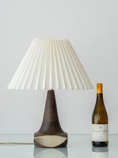 Lámpara de mesa danesa de estilo moderno de gres, diseñada por Michael Andersen y Marianne Starck, década de los 60