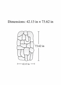 Espejo de Pared Acrílico Abstracto Moderno con Soporte de Aluminio - Declaración Decorativa