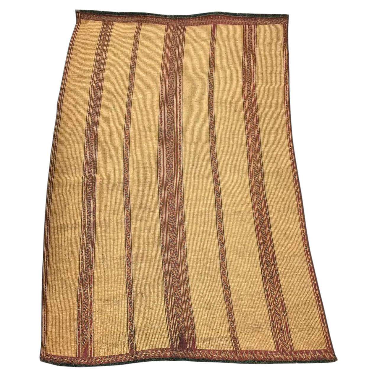 Mid-20th Century Tuareg Mat from Silk Road Rug Inc Collection For Sale