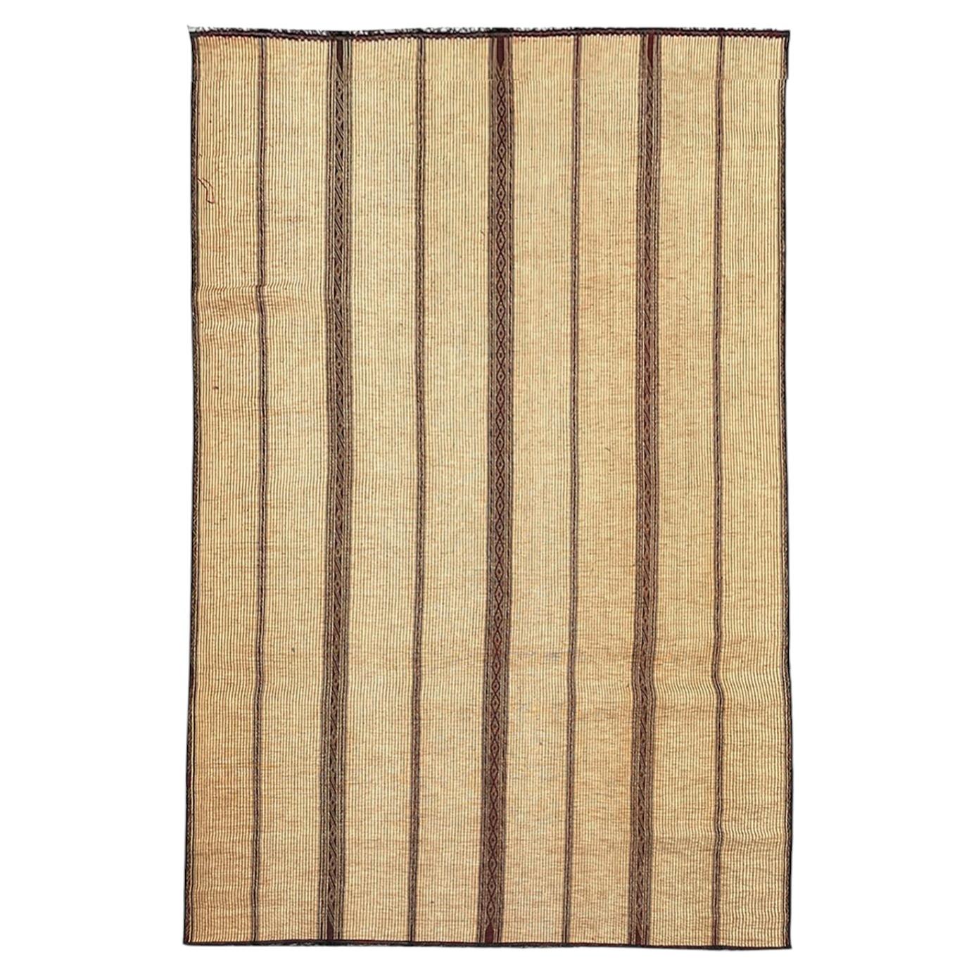 Mid-20th Century Tuareg Mat from Silk Road Rug Inc Collection