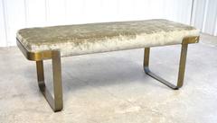 Pace Bench in Brass