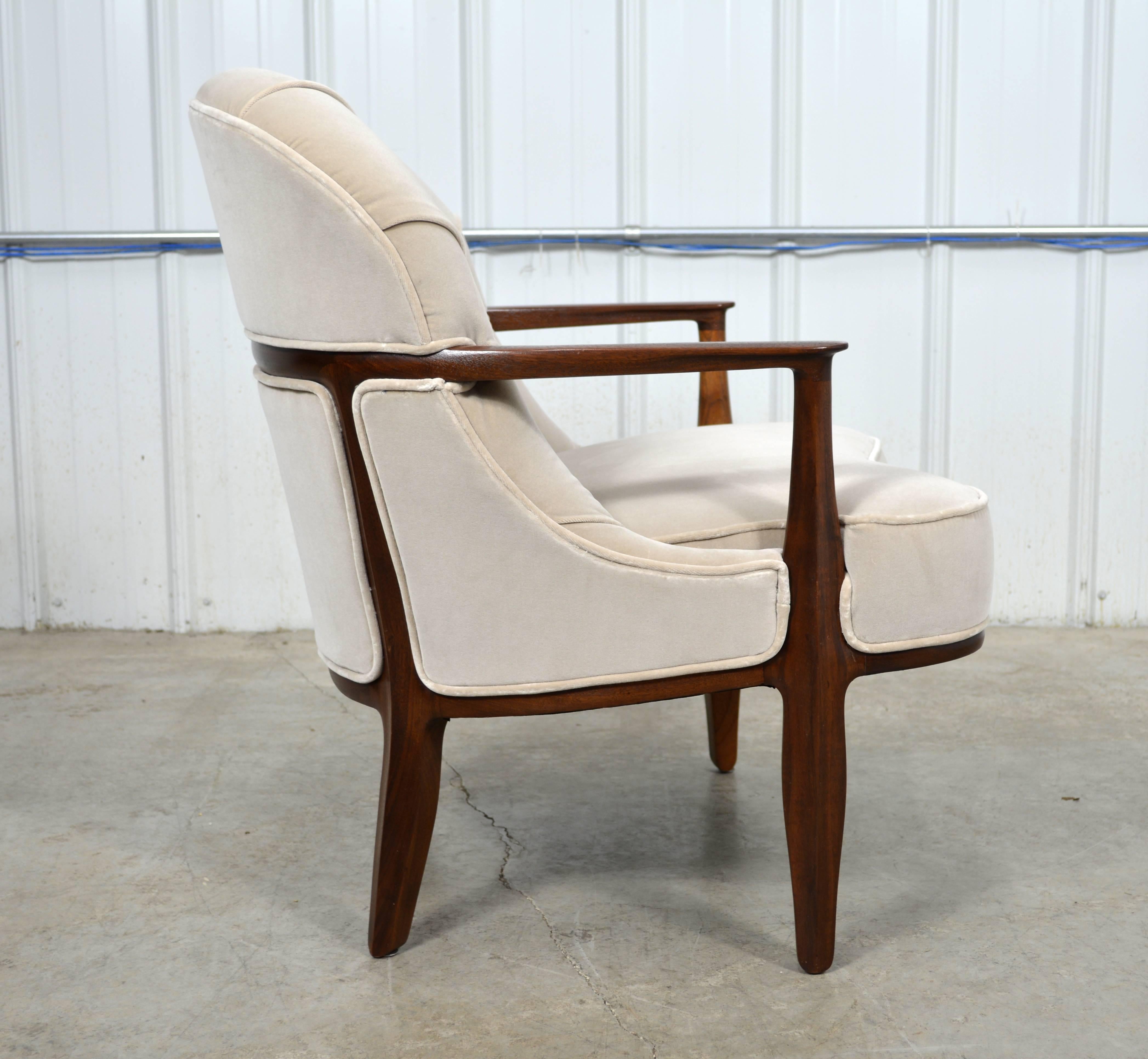 Edward Wormley Set of Four Janus Chairs for Dunbar For Sale 1