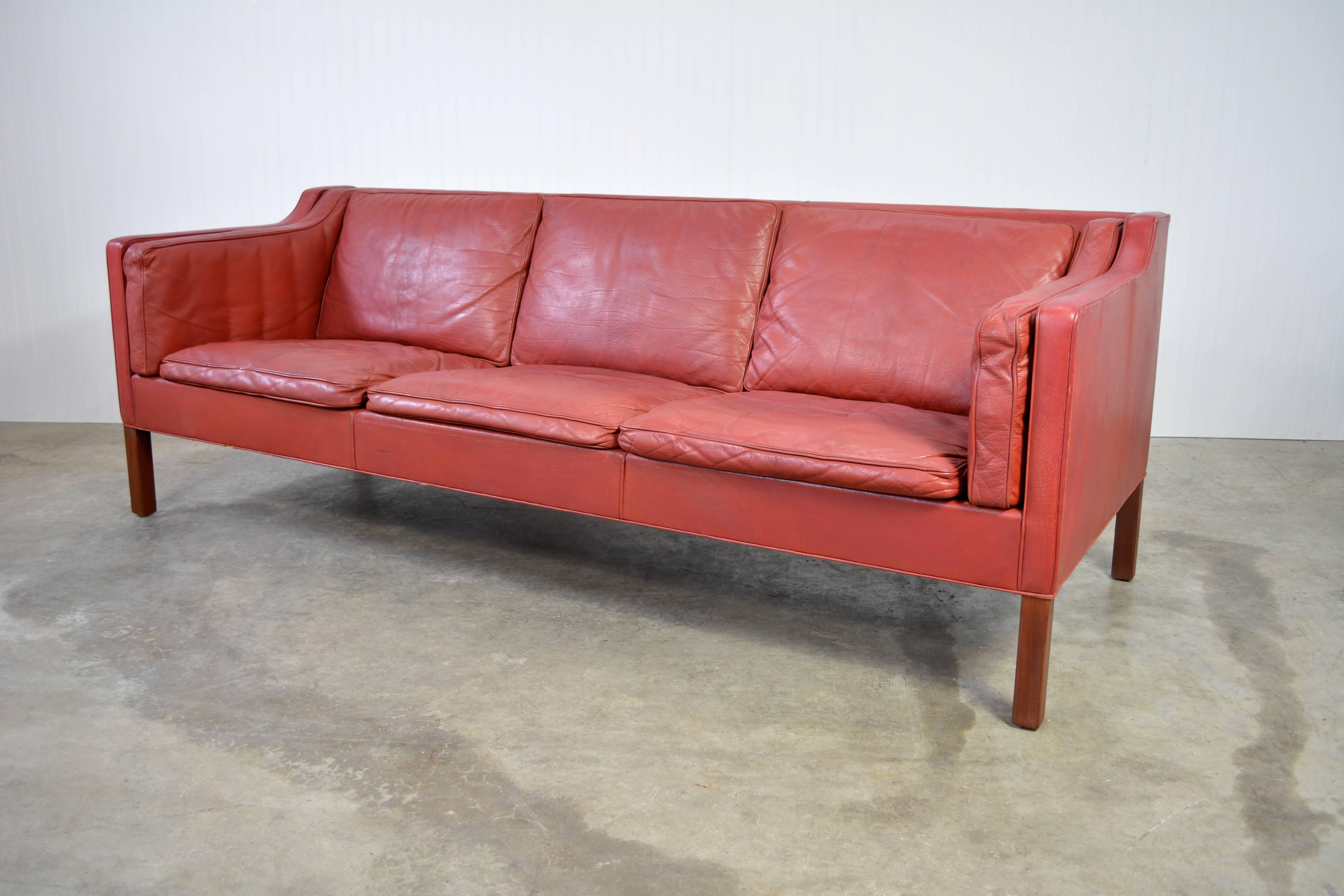 Borge Mogensen Leather Sofa 2