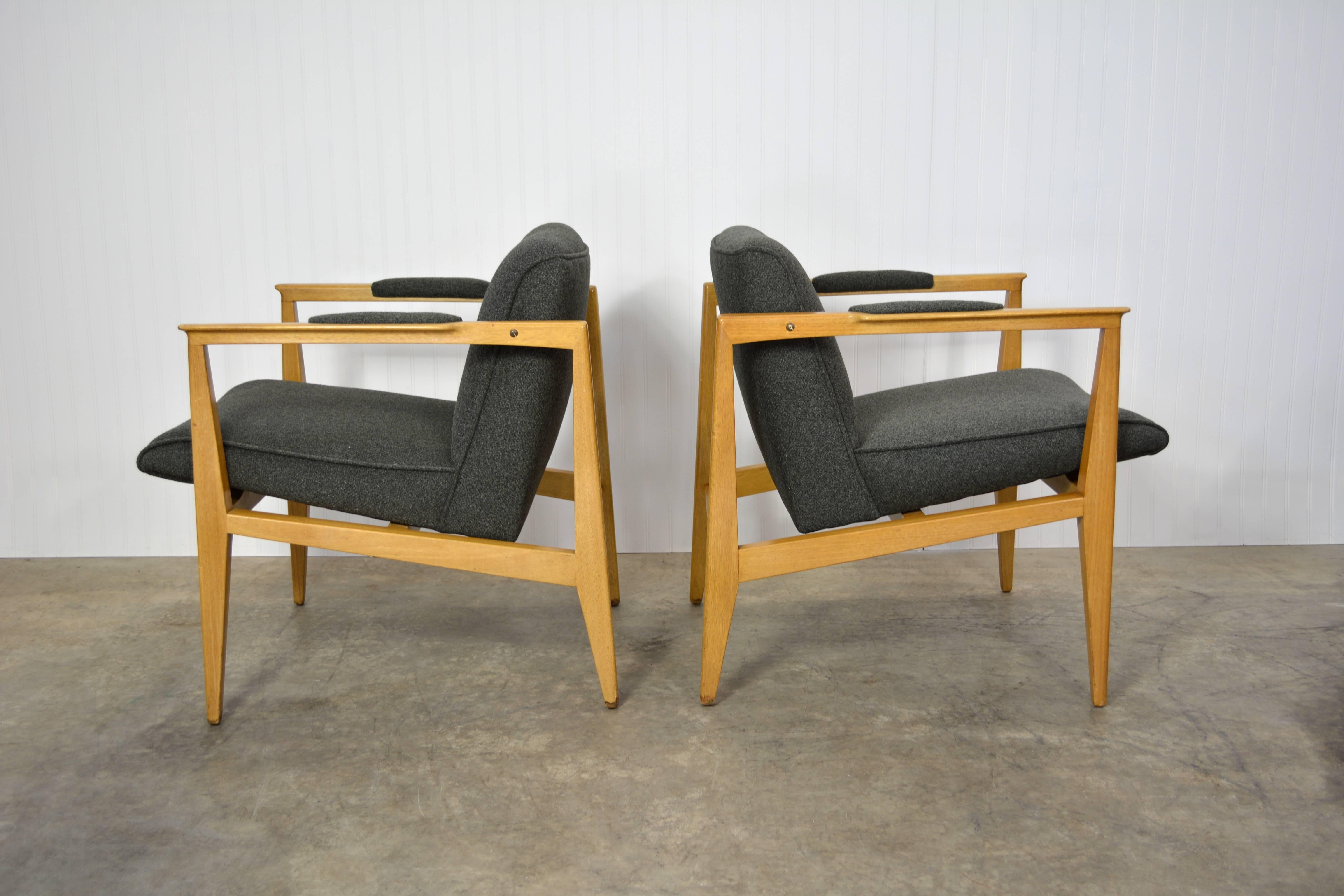 American Edward Wormley Lounge Chairs for Dunbar For Sale