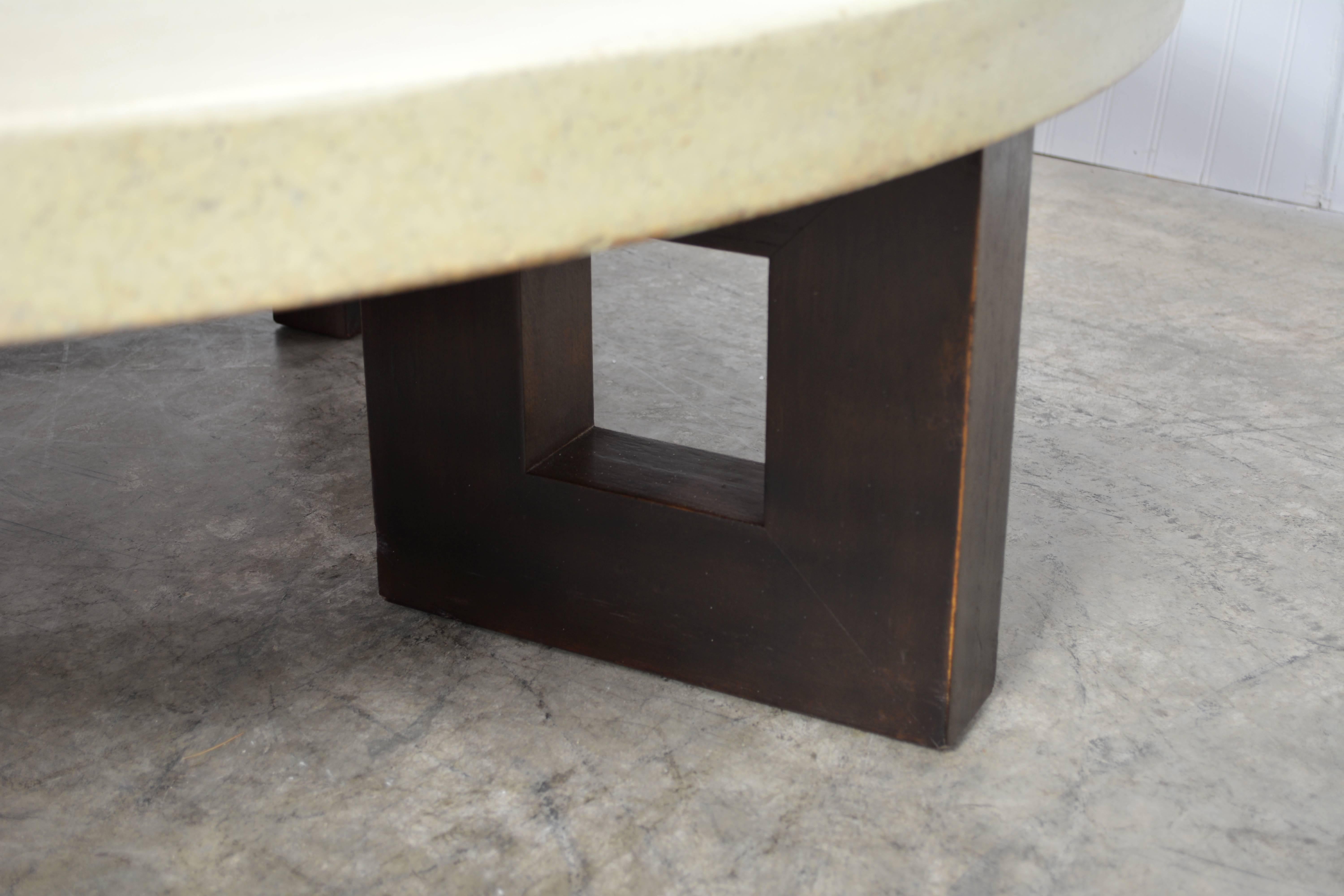 Mid-20th Century Paul Frankl Cork Coffee Table For Sale