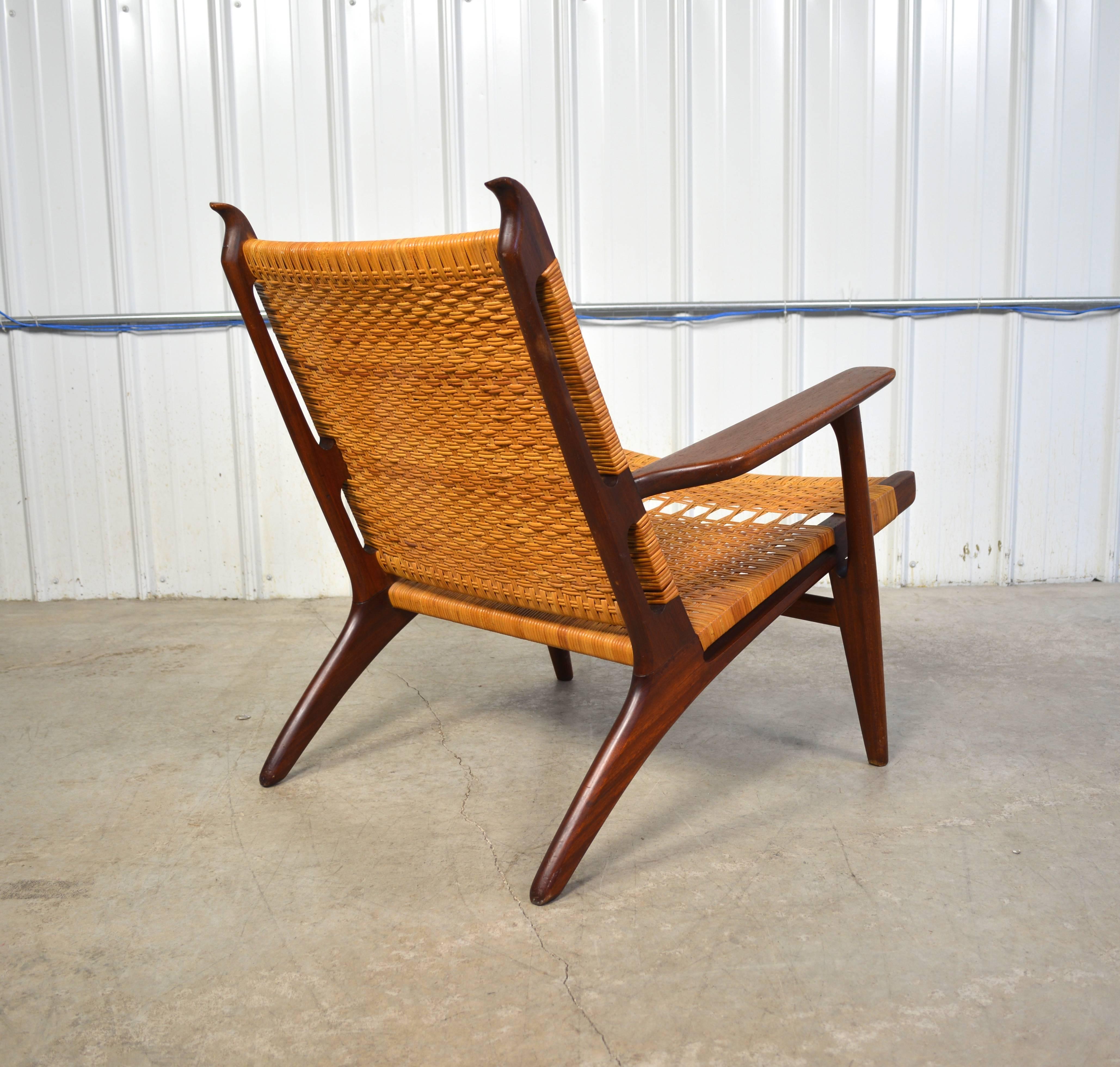 Danish Hans Wegner Lounge Chair, Model CH27