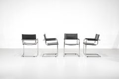 Chairs S34 by Mart Stam & Marcel Breuer for Fasem , Italy 1980s.