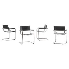 Chairs S34 by Mart Stam & Marcel Breuer for Fasem , Italy 1980s.