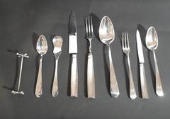 Biedermeier Silver Cutlery