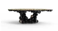 Newton Dining Table - Hand-Crafted Gold Plate Aluminum - Boca do Lobo