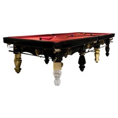 Metamorphosis Snooker Table - Hand-Crafted Brass & Wood - Boca do Lobo