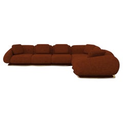 Opus Modulares Sofa - Handpoliertes Messing & Polsterung - Boca Do Lobo