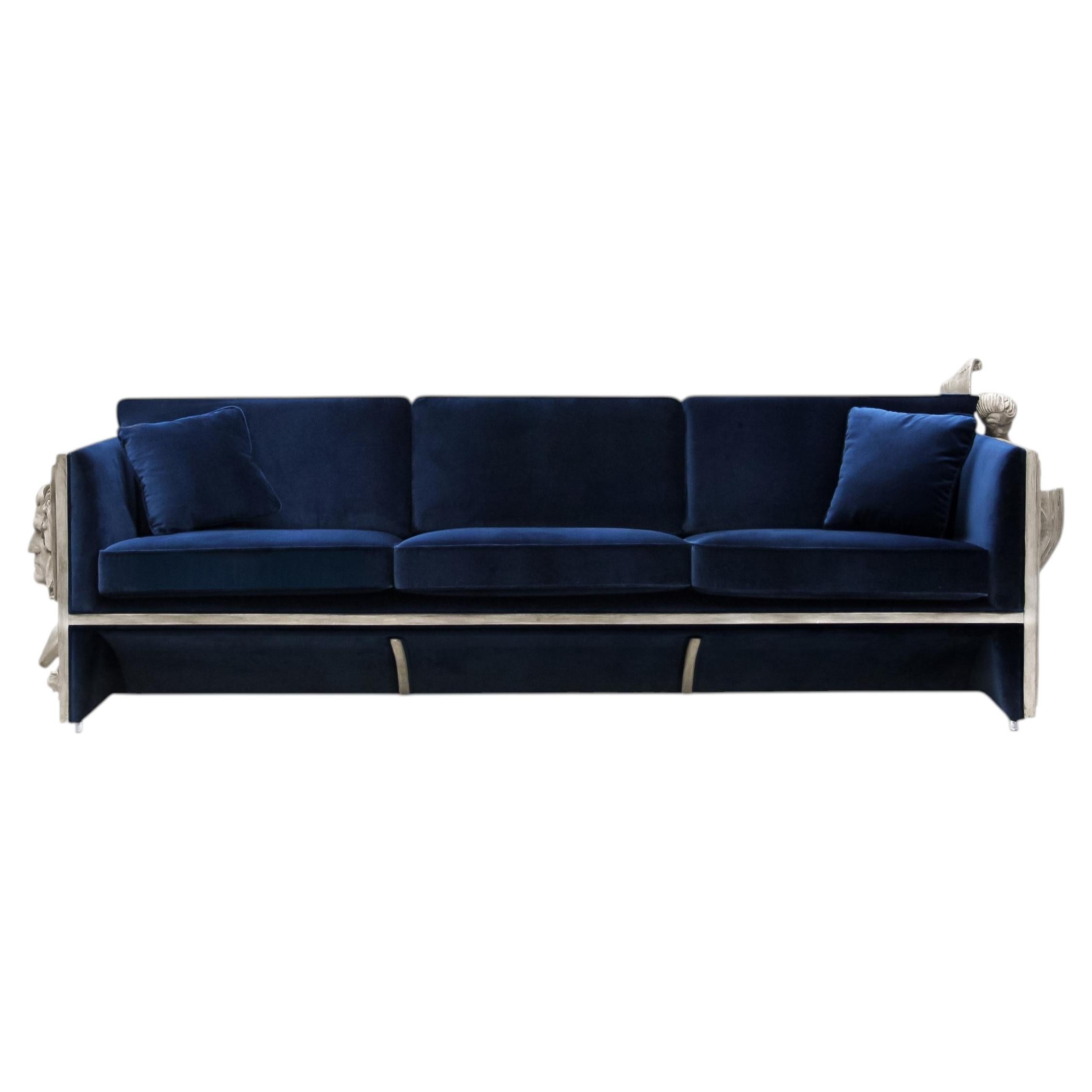 The Versailles Sofa by Boca do Lobo is an exuberant interpretation of classical For Sale