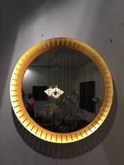 Pair of Stilnovo 1970s Backlit Mirrors