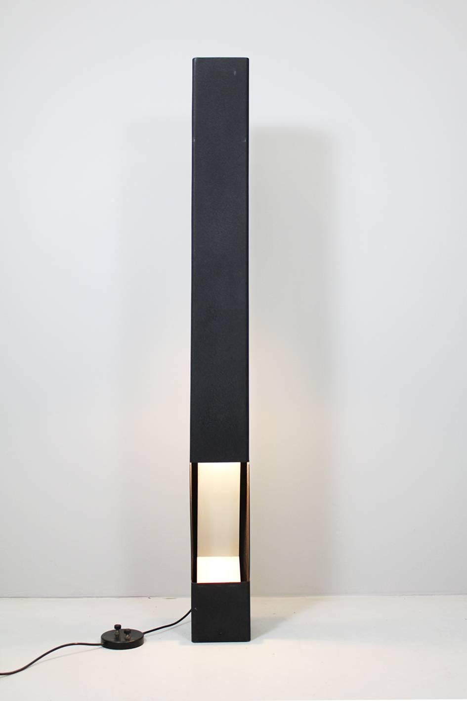 Painted Floor Lamp by Vittoriano Viganò, Arteluce Italy 1960