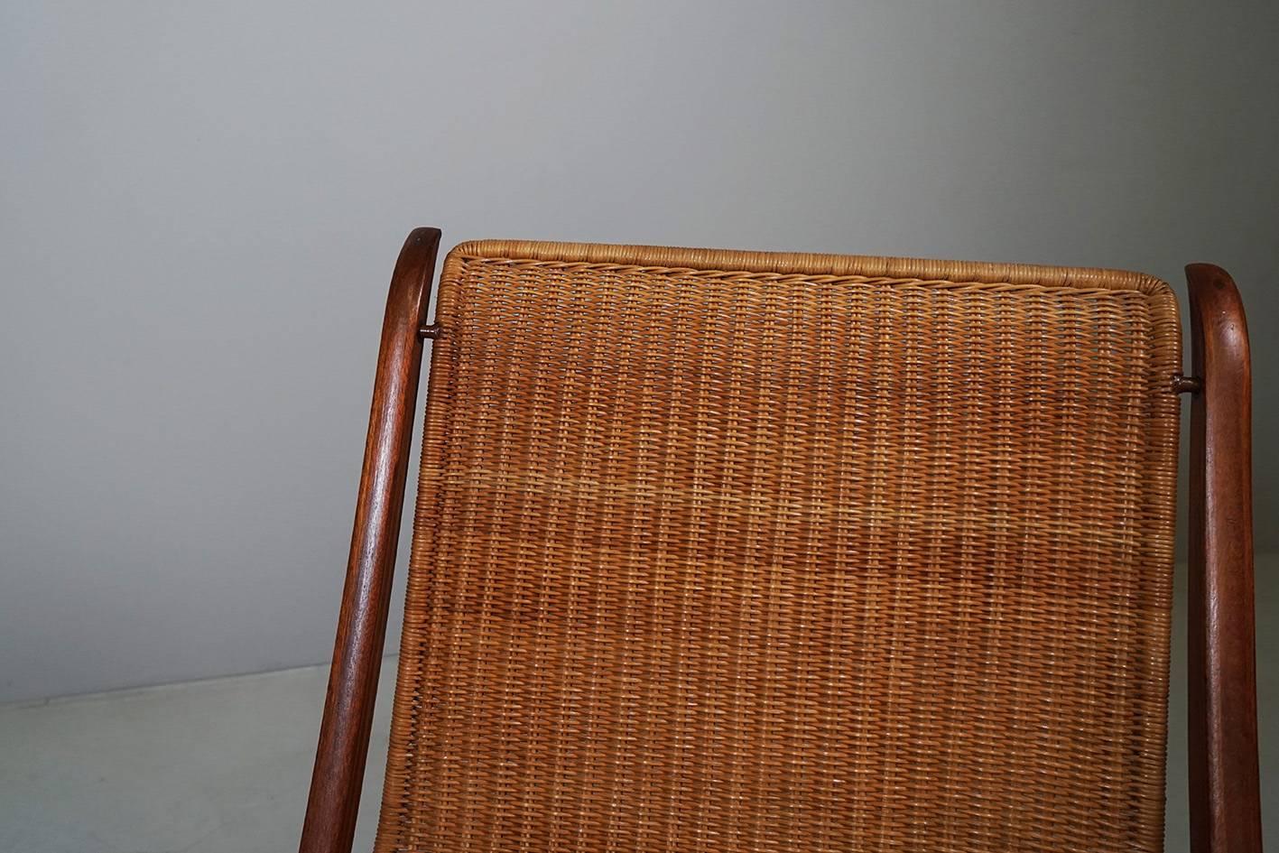 Mid-20th Century Lounge Chair Model No. 6103, Hvidt & Mølgaard Nielsen, Fritz Hansen, 1961