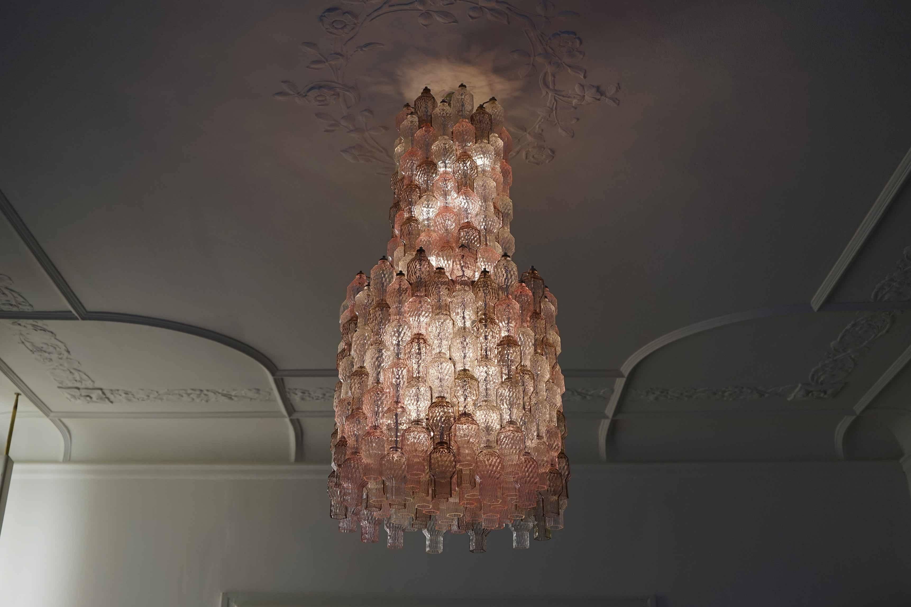 Mid-20th Century Chandelier by Archimede Seguso, Seguso Murano, Italy, circa 1958