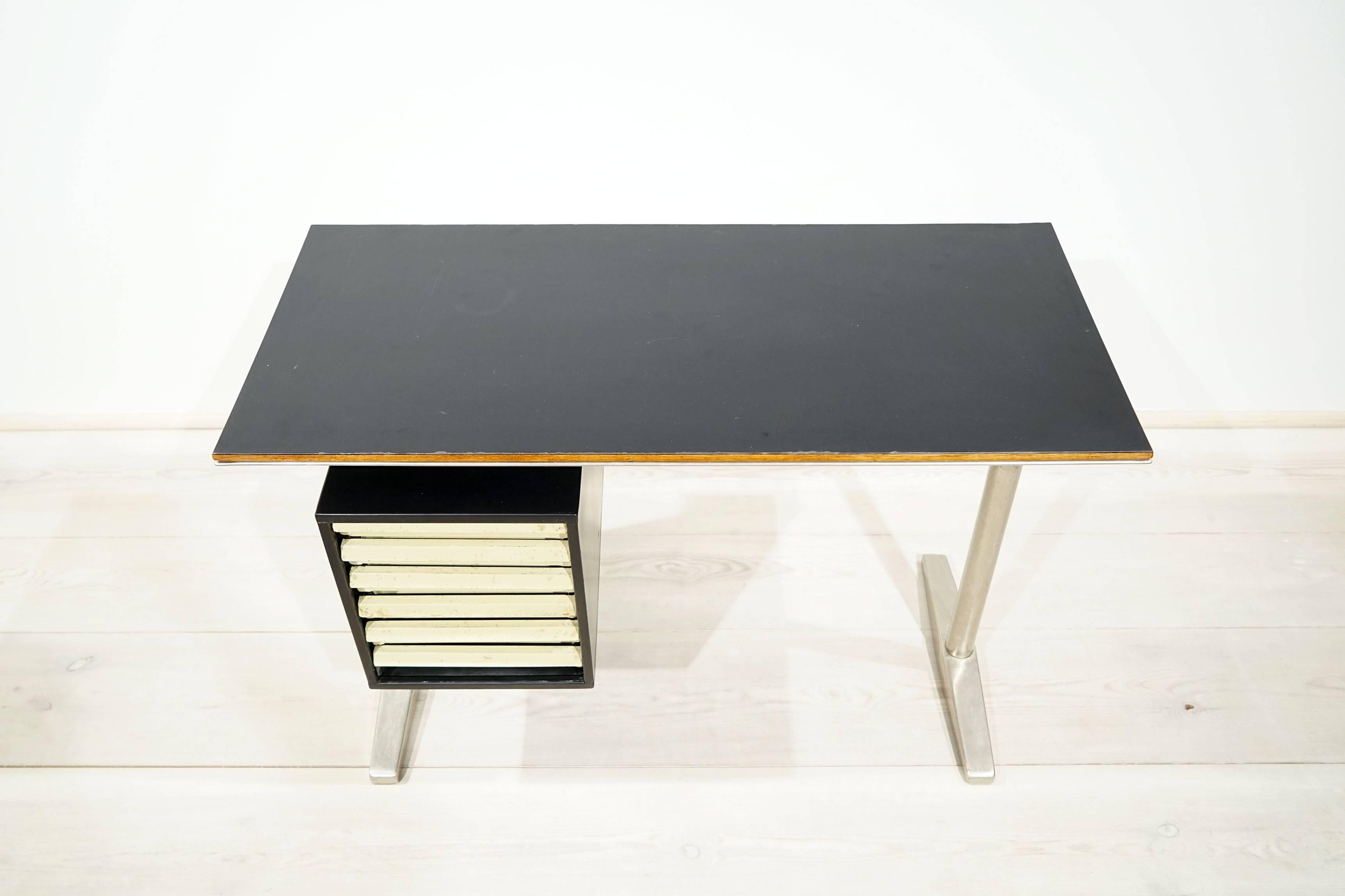 Desk by Gio Ponti & Alberto Rosselli, Rima Padova, Italy, circa 1955 1