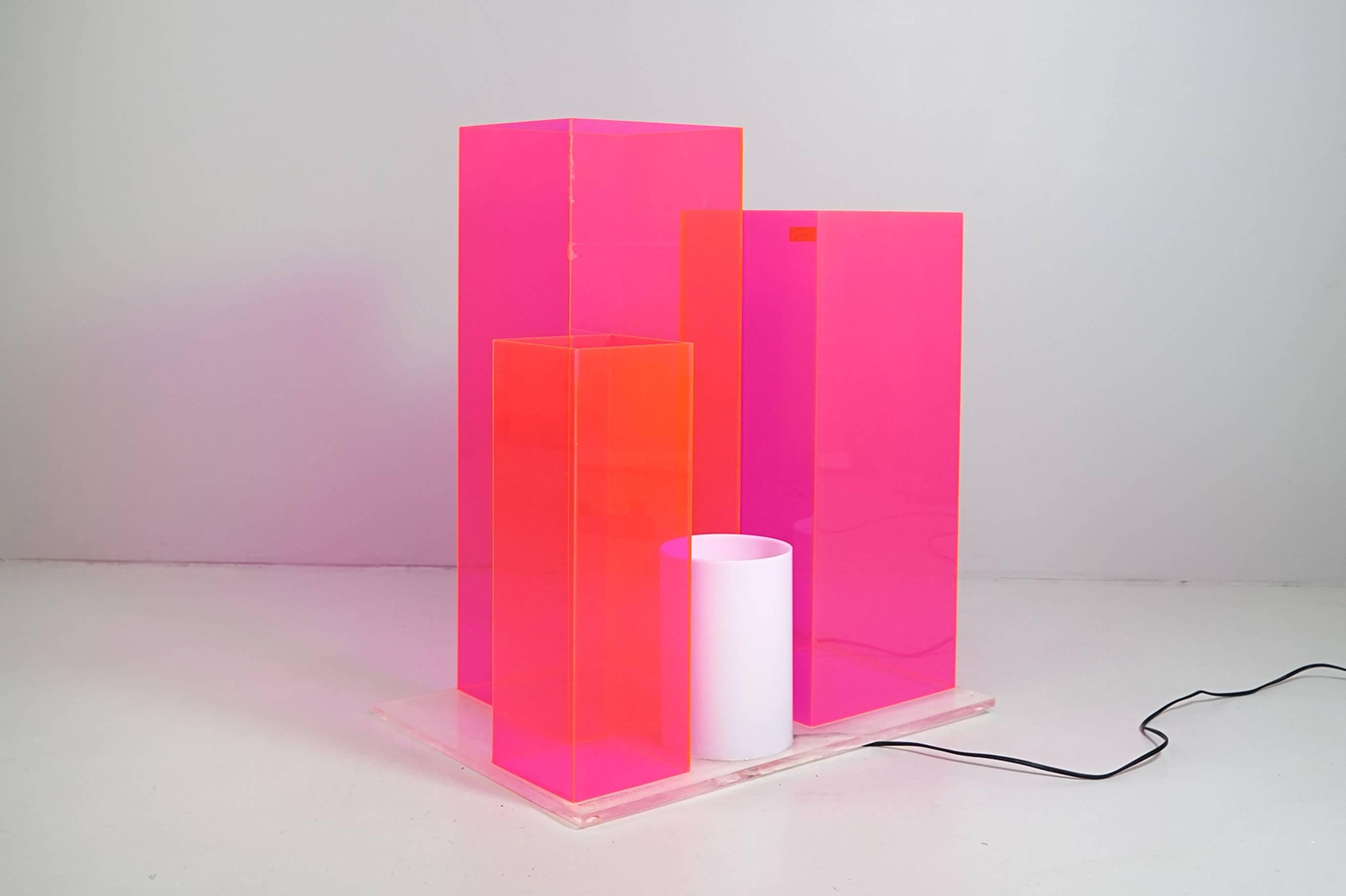 Post-Modern Light Object by Studio Rossi Molinari, TOTEM, 1969 For Sale