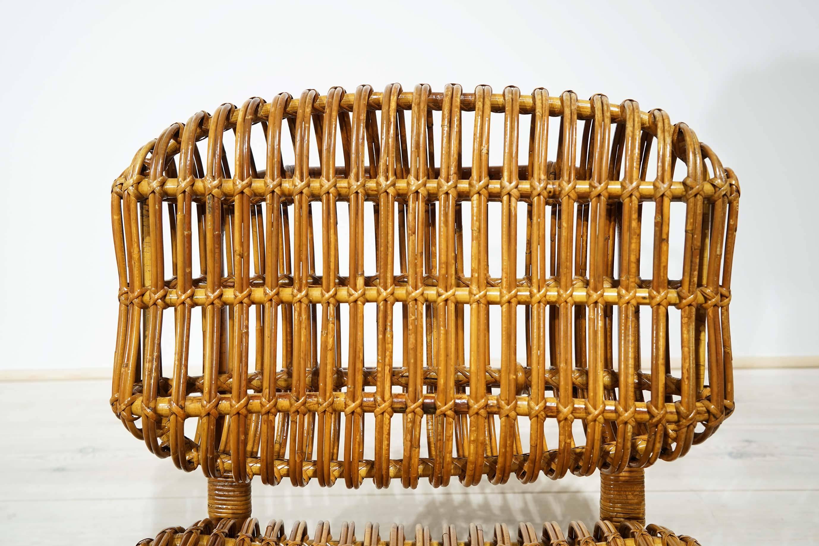 Low Chair by Gio Ponti, Bonacina Italy 1965 2