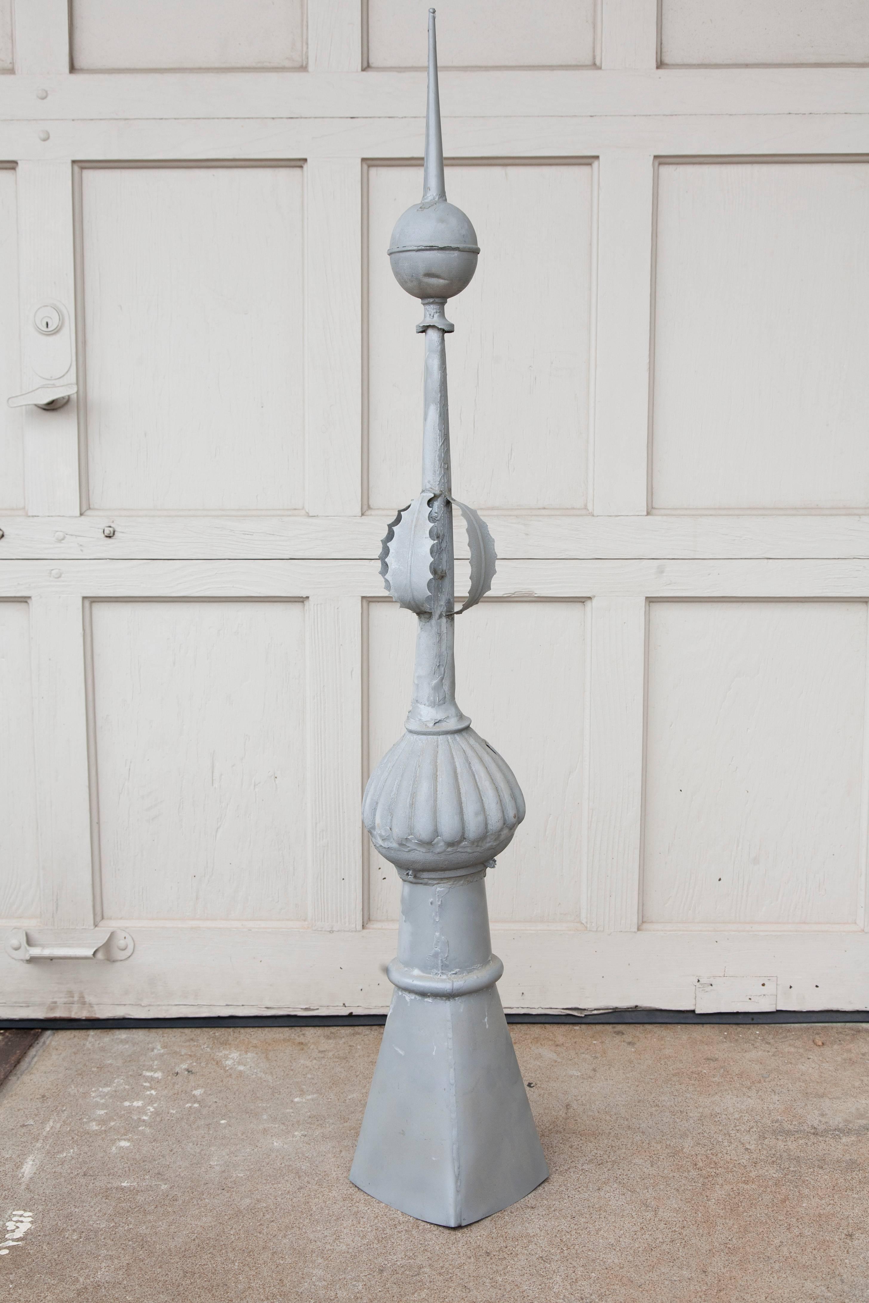 Decorative Zinc Spire from the Top of a Chateau in Laval Normandy 5