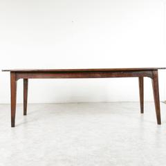 Antique French Hand Pegged Oak Farm Table from Le Perche