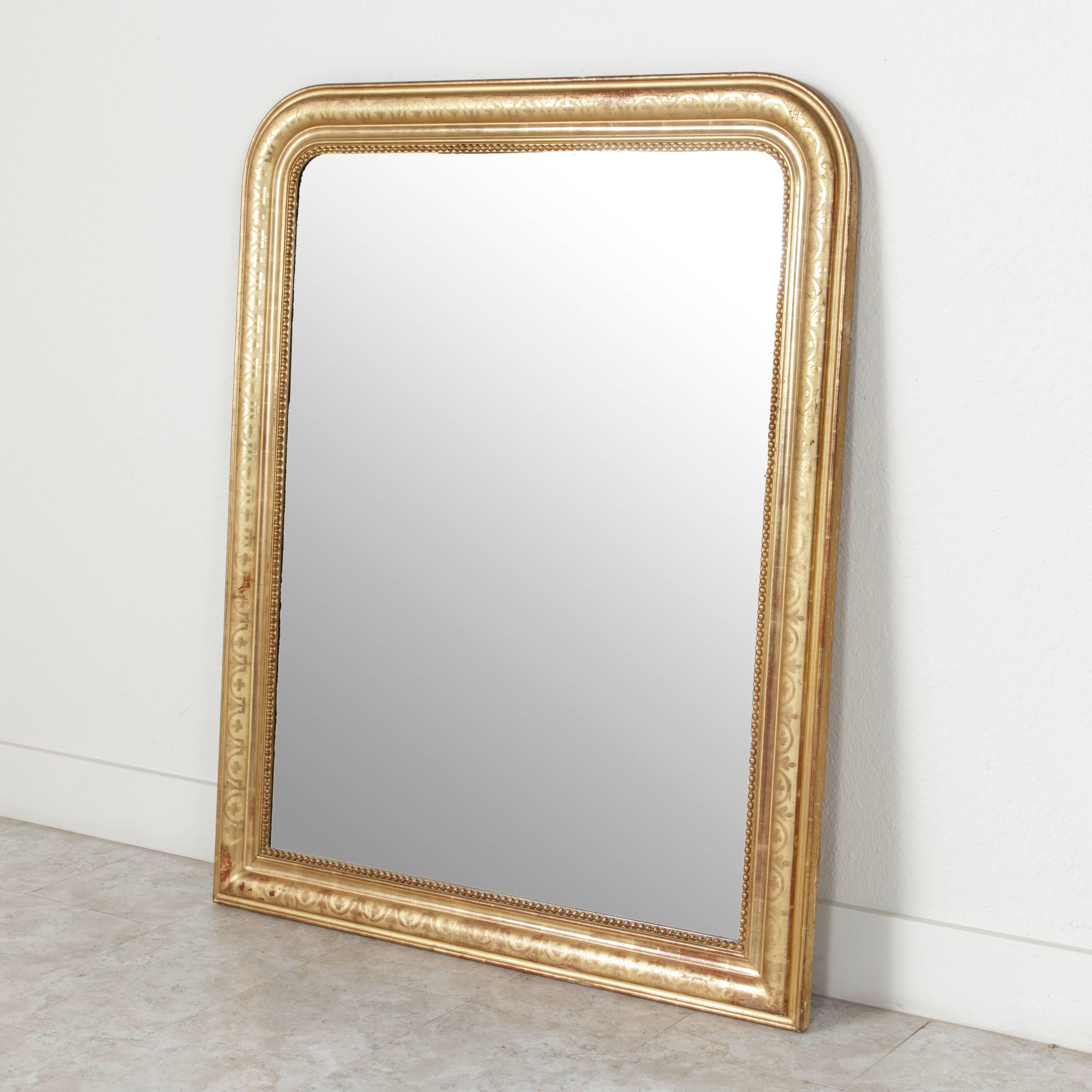 Large-Scale Giltwood Period Louis Philippe Mirror, France, circa 1830 1