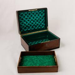 Large Napoleon III Decorative Box of Thuya, Rosewood, Ivory, Lacquer and Bronze