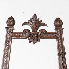 19th Century French Hand-Carved Walnut Artist's Floor Easel or Display Stand