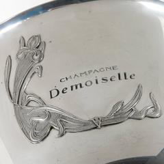 Silver Plate Art Nouveau Hotel Champagne Bucket or Wine Chiller