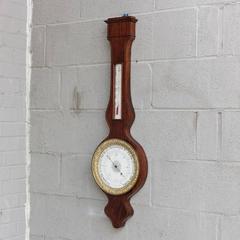 Early 19th Century French Charles X  Period Mahogany and Gilt Bronze Barometer
