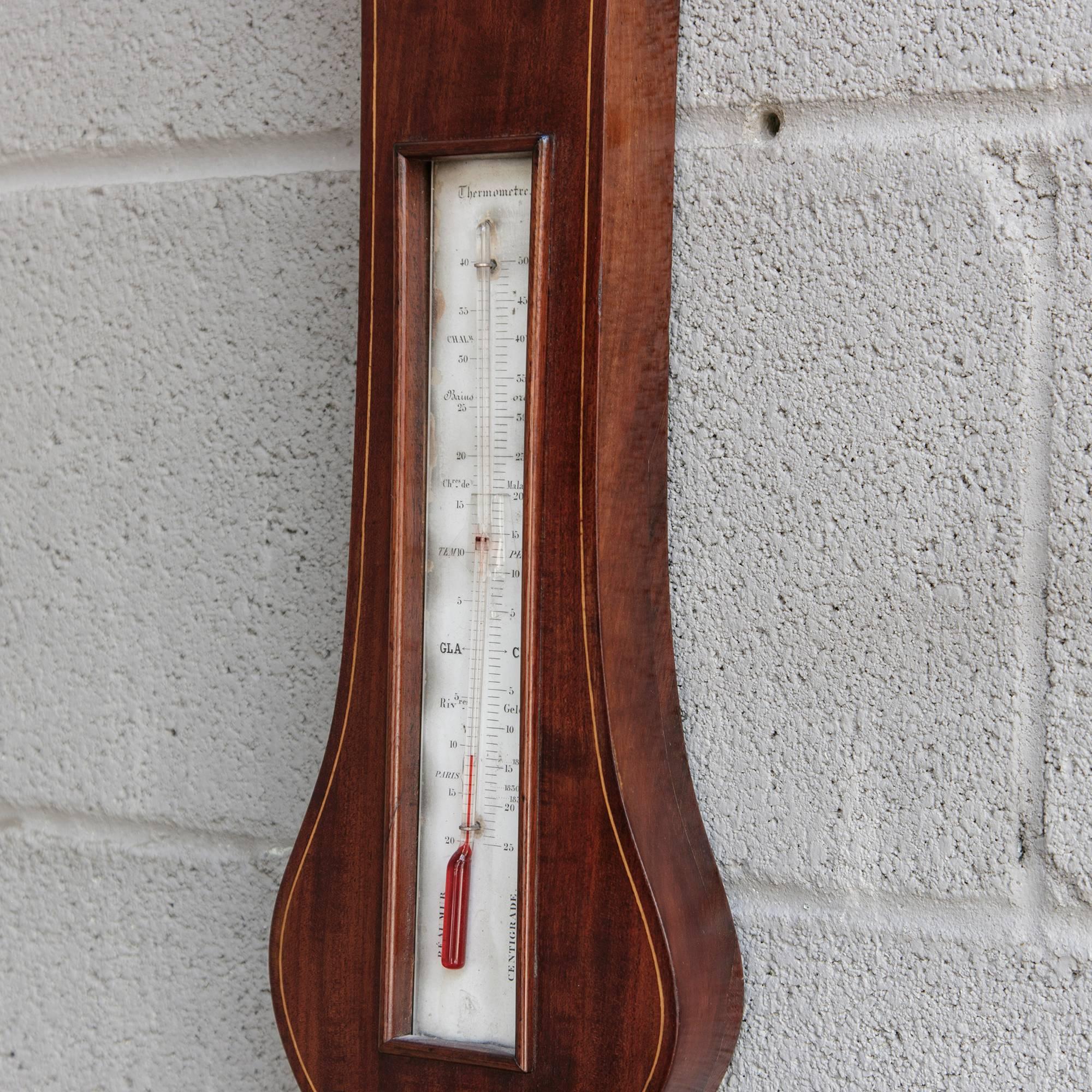 mahogany barometer