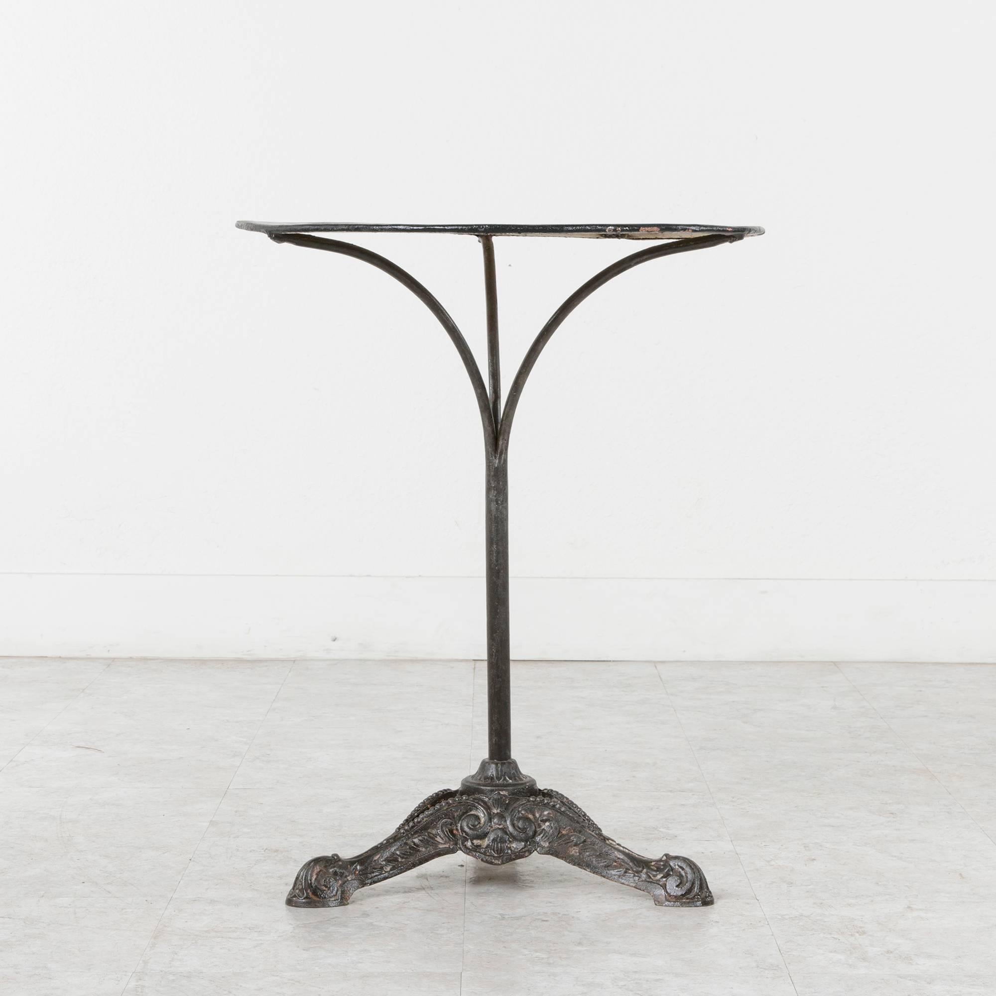 cast iron side table
