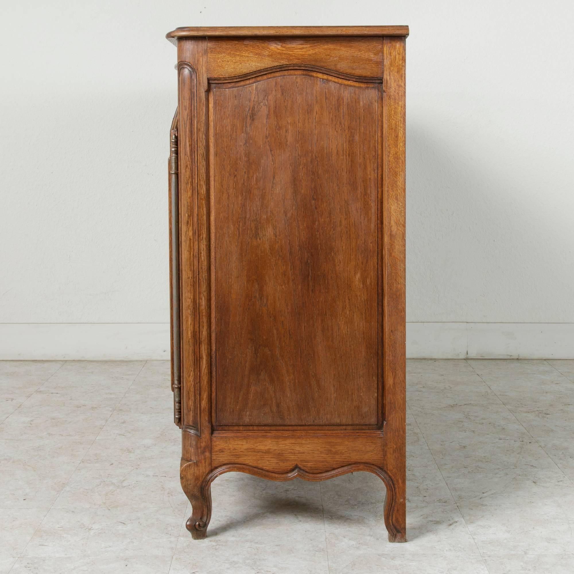 Mid-20th Century Early 20th Century Louis XV Style French Hand-Carved Oak Enfilade or Sideboard