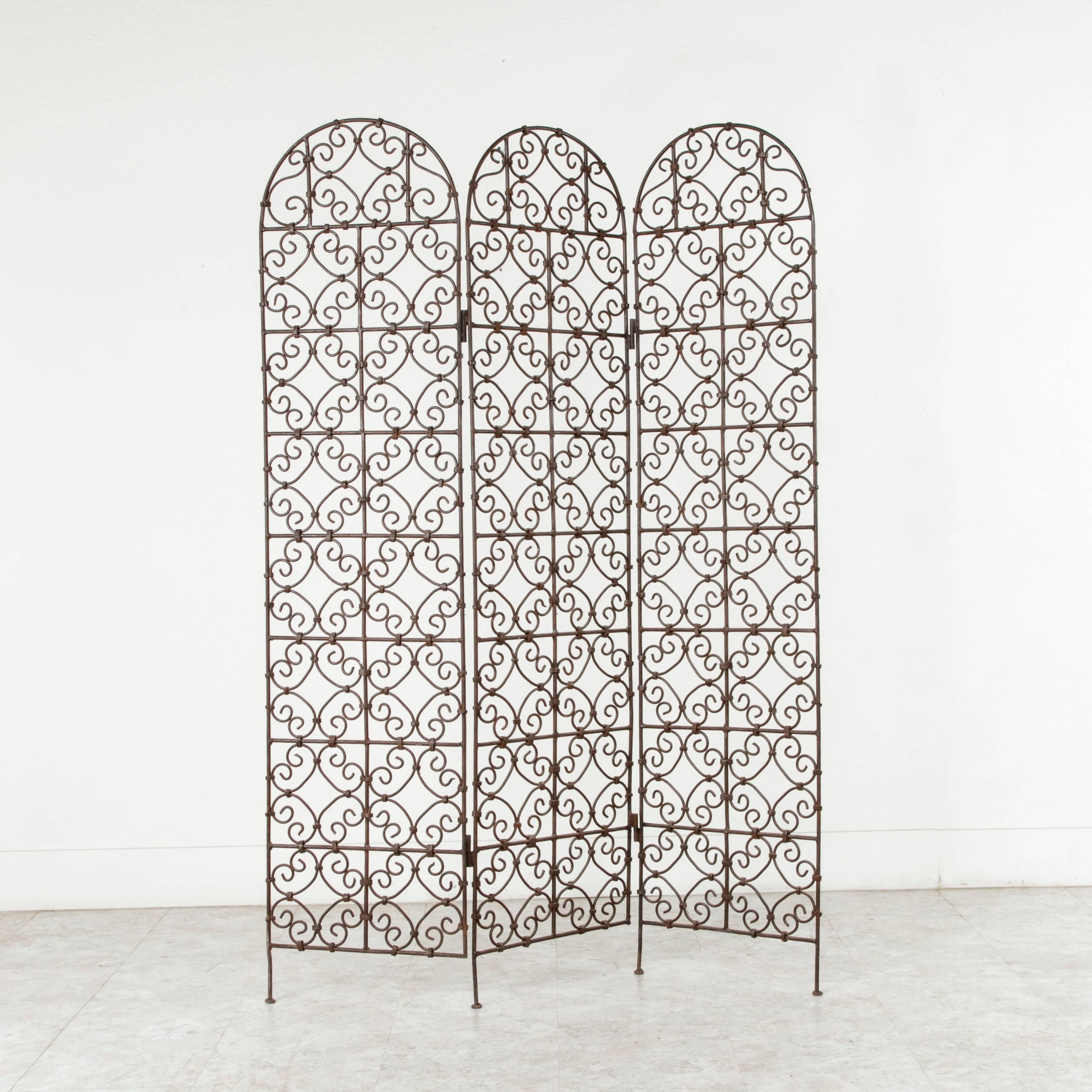 wrought iron room divider for sale