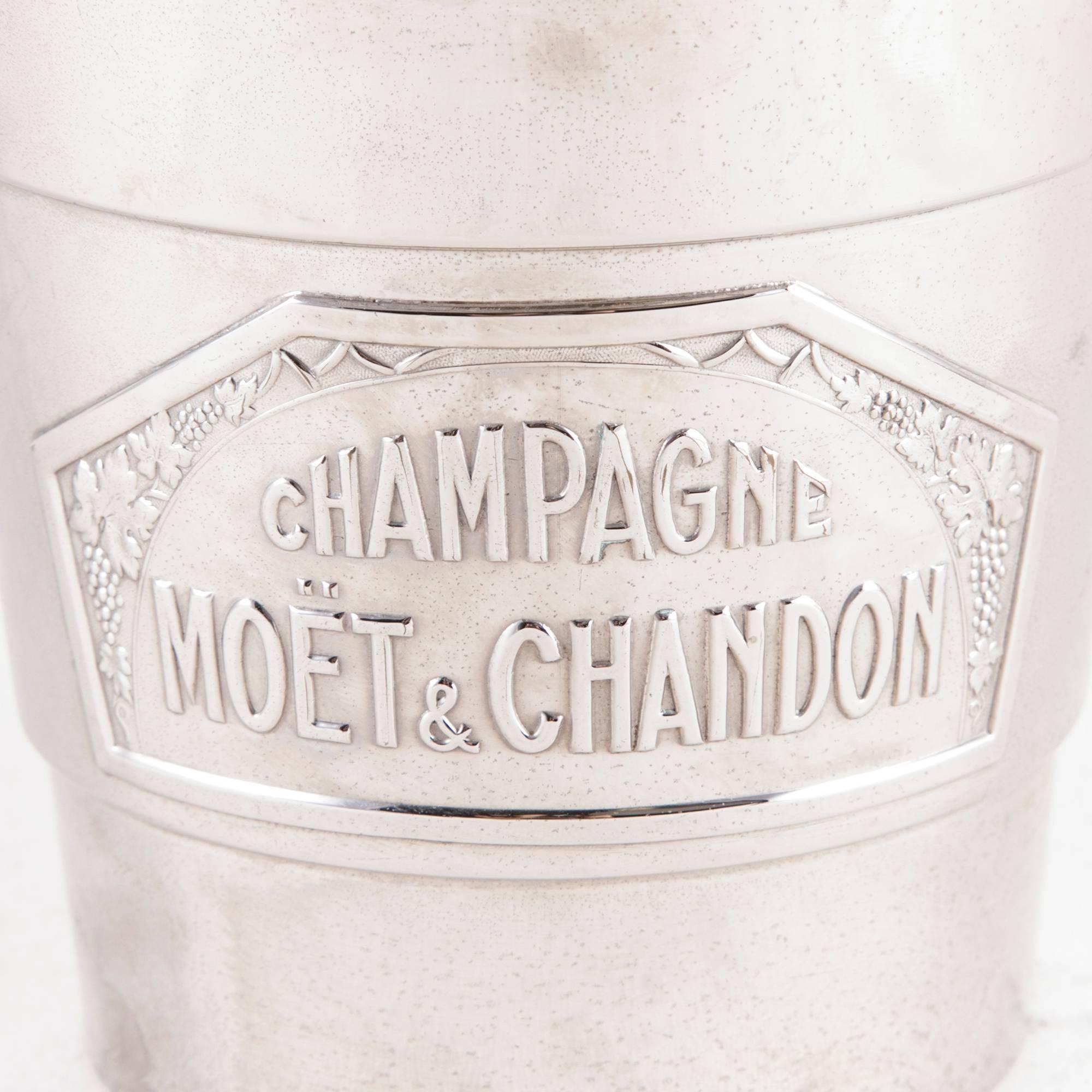 French Art Deco Period Small-Scale Silver Plate Moet et Chandon Champagne Bucket 2