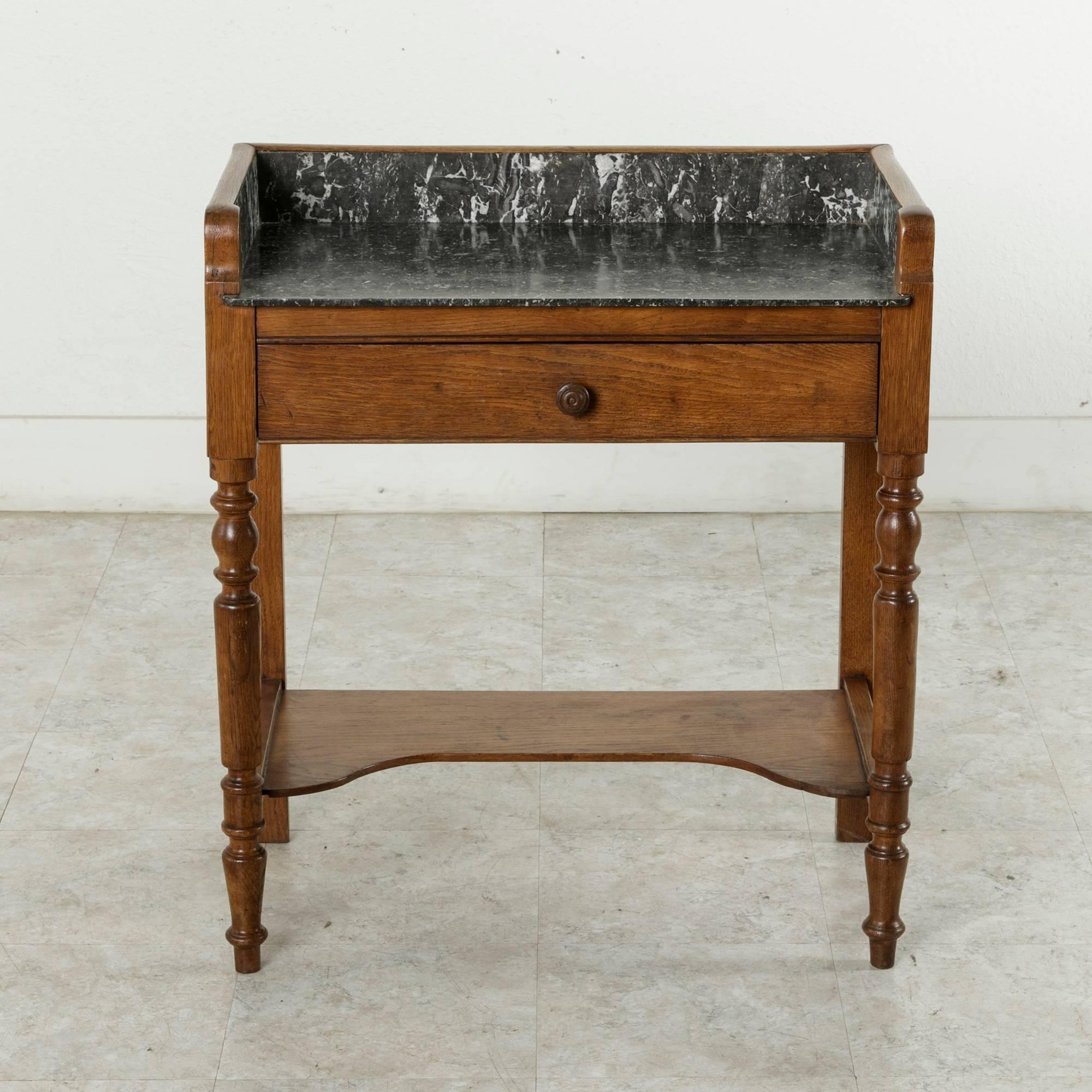 french oak hall table