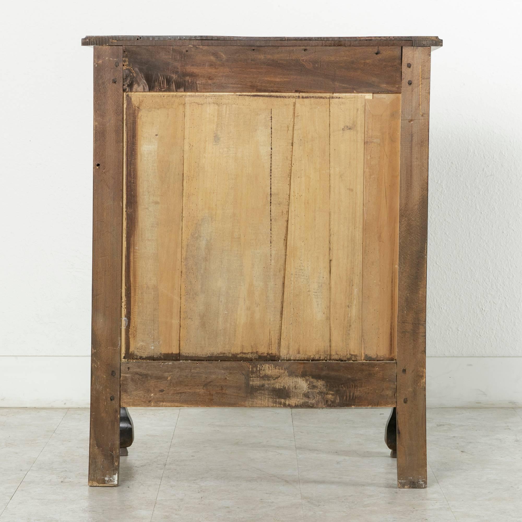 Late 19th Century French Cherrywood Jam Cabinet with Iron Hardware In Excellent Condition In Fayetteville, AR