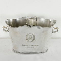 Mid-20th Century French Silver Plate Louis Roederer Two Bottle Champagne Bucket