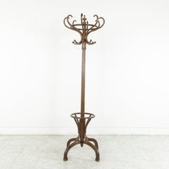 Early 20th Century French Bentwood Thonet 16 Hook Hall Tree, Coat and Hat Stand